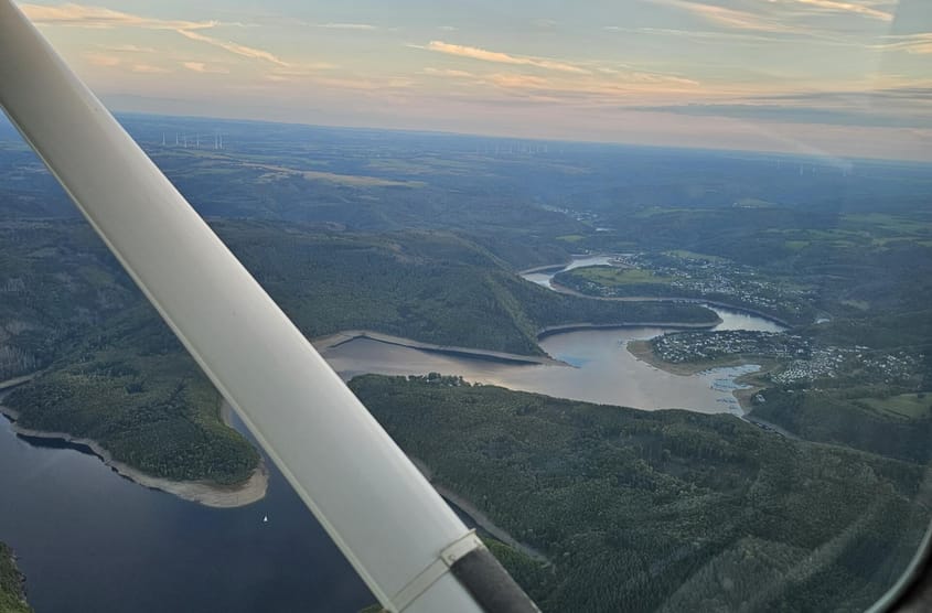 Rundflug über die Mosel