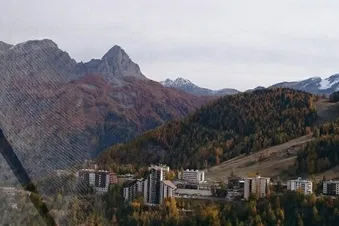 Station de Praloup vue du ciel