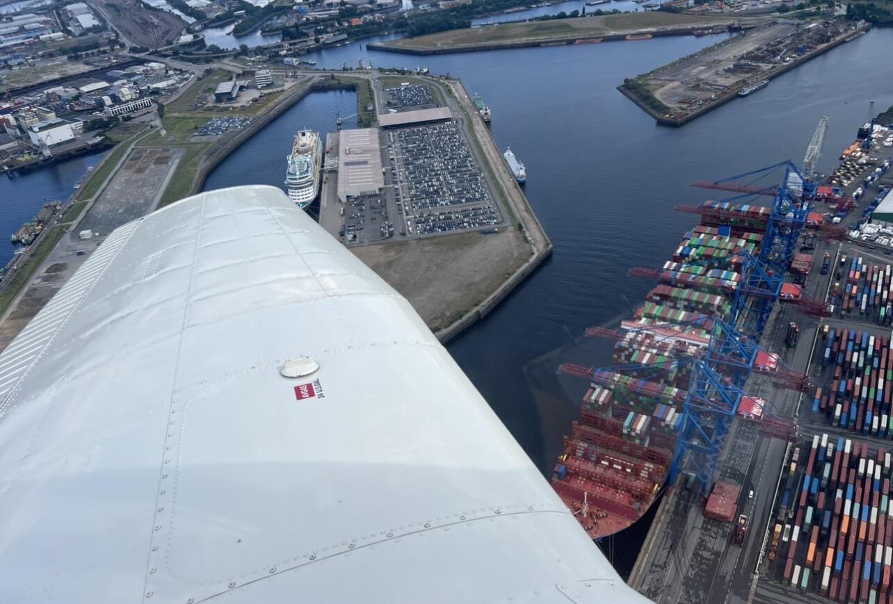Hamburg Elbphilharmonie, Container-Terminal Elbe