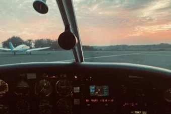 Kent, East Sussex, Gatwick and SE London from above.