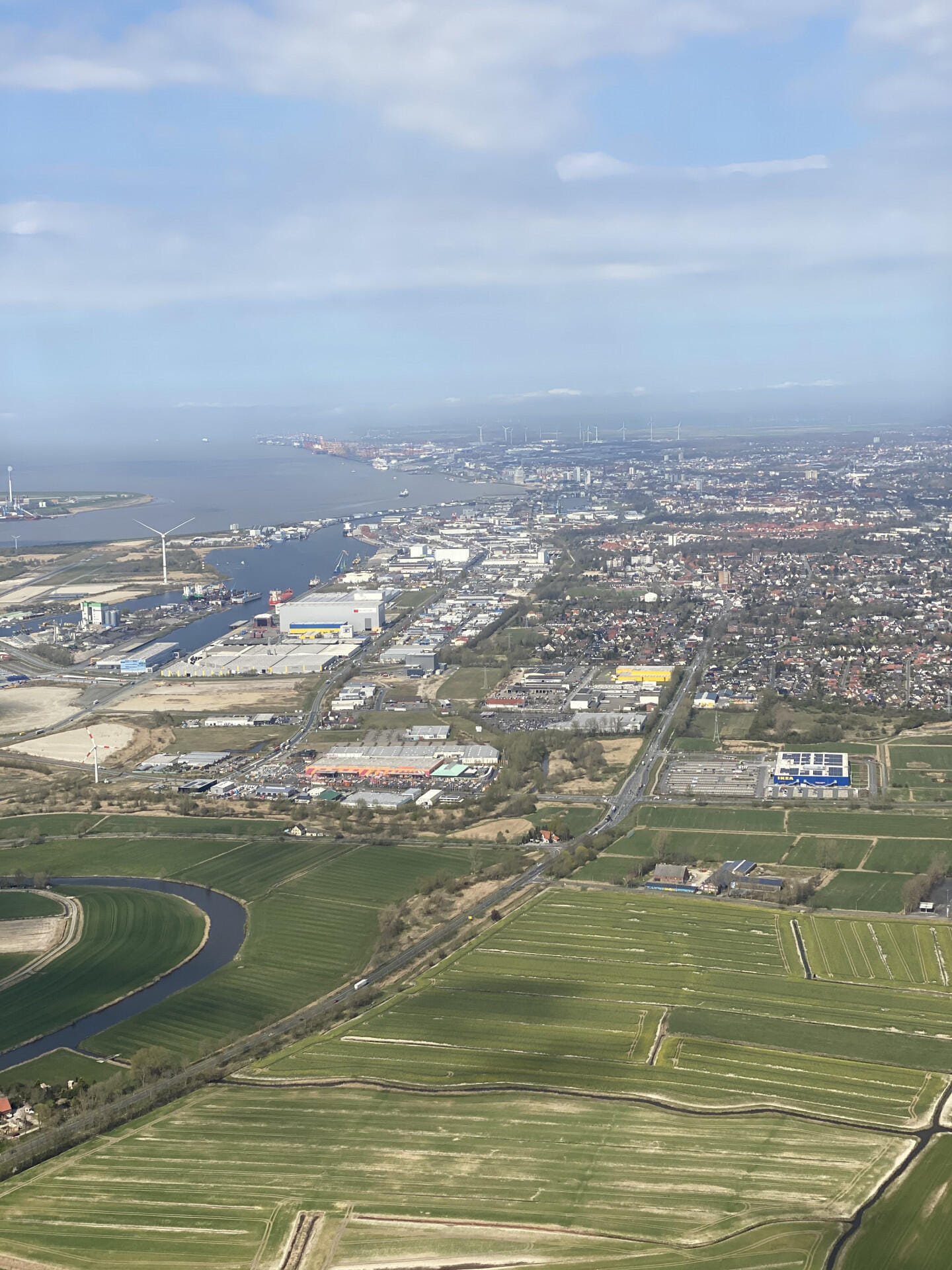 Küstenflug über Bremerhaven & Cuxhaven