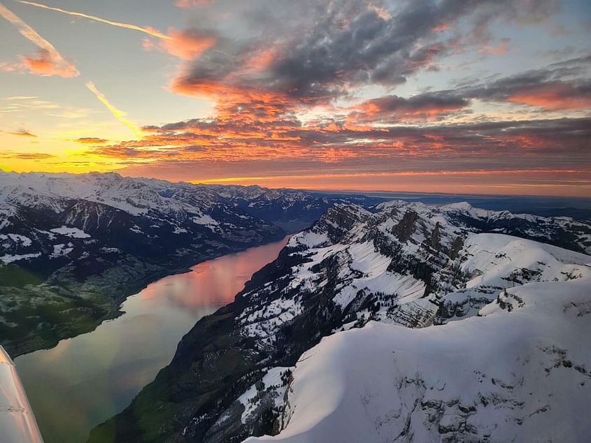 “Willkommen an Bord“  Rundflug über die Ostschweiz!”