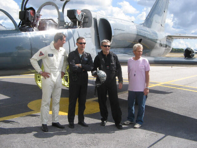 Vol avec un Hibou (aeronavale) sur un L39 Albatros