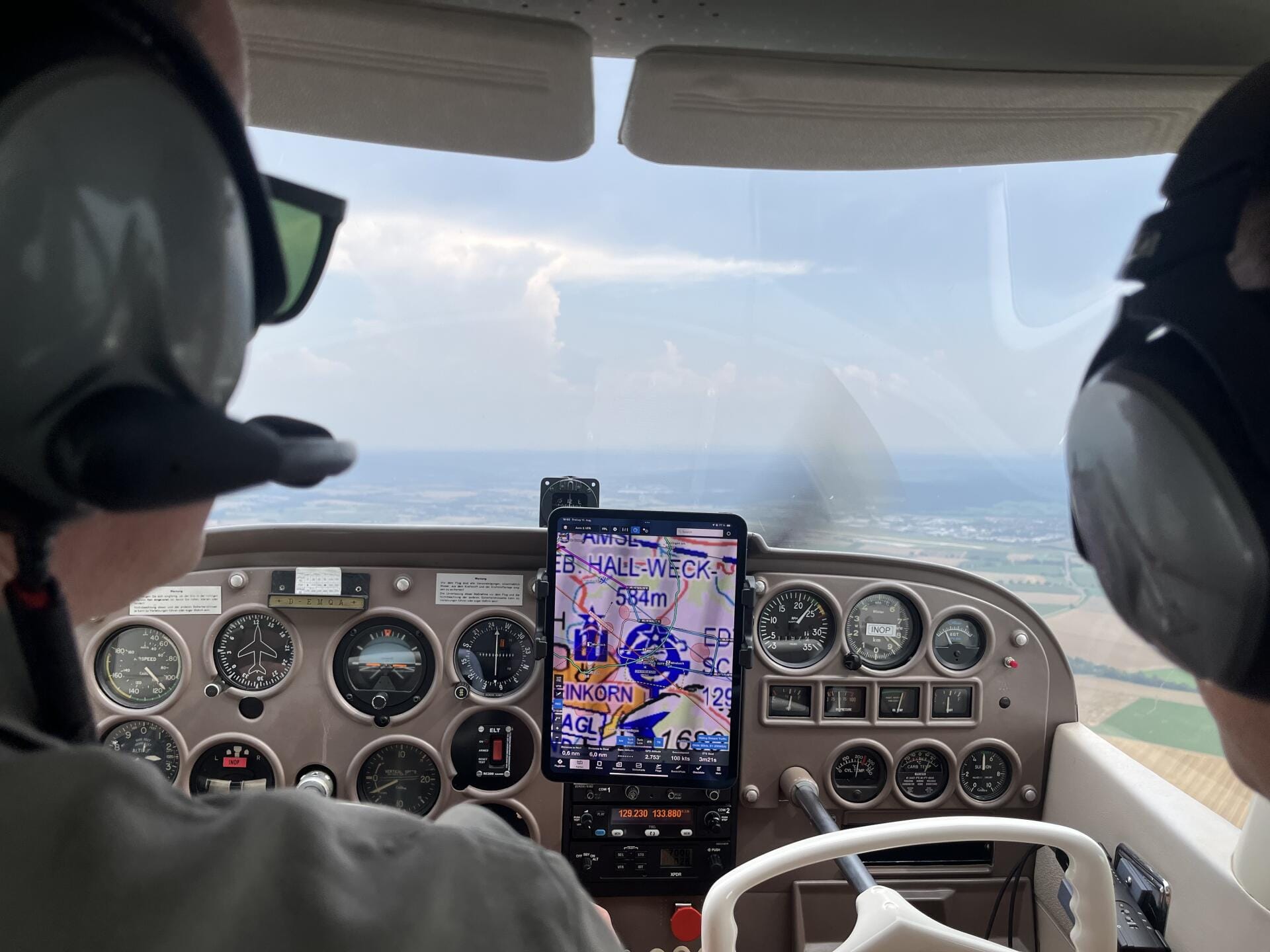 Rundflug - Braunkohlerevier von oben Garzweiler und Hambach