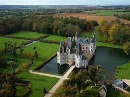 Vue aérienne Château d'Ô