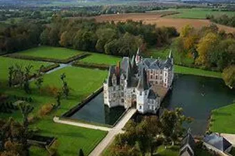 Vue aérienne Château d'Ô