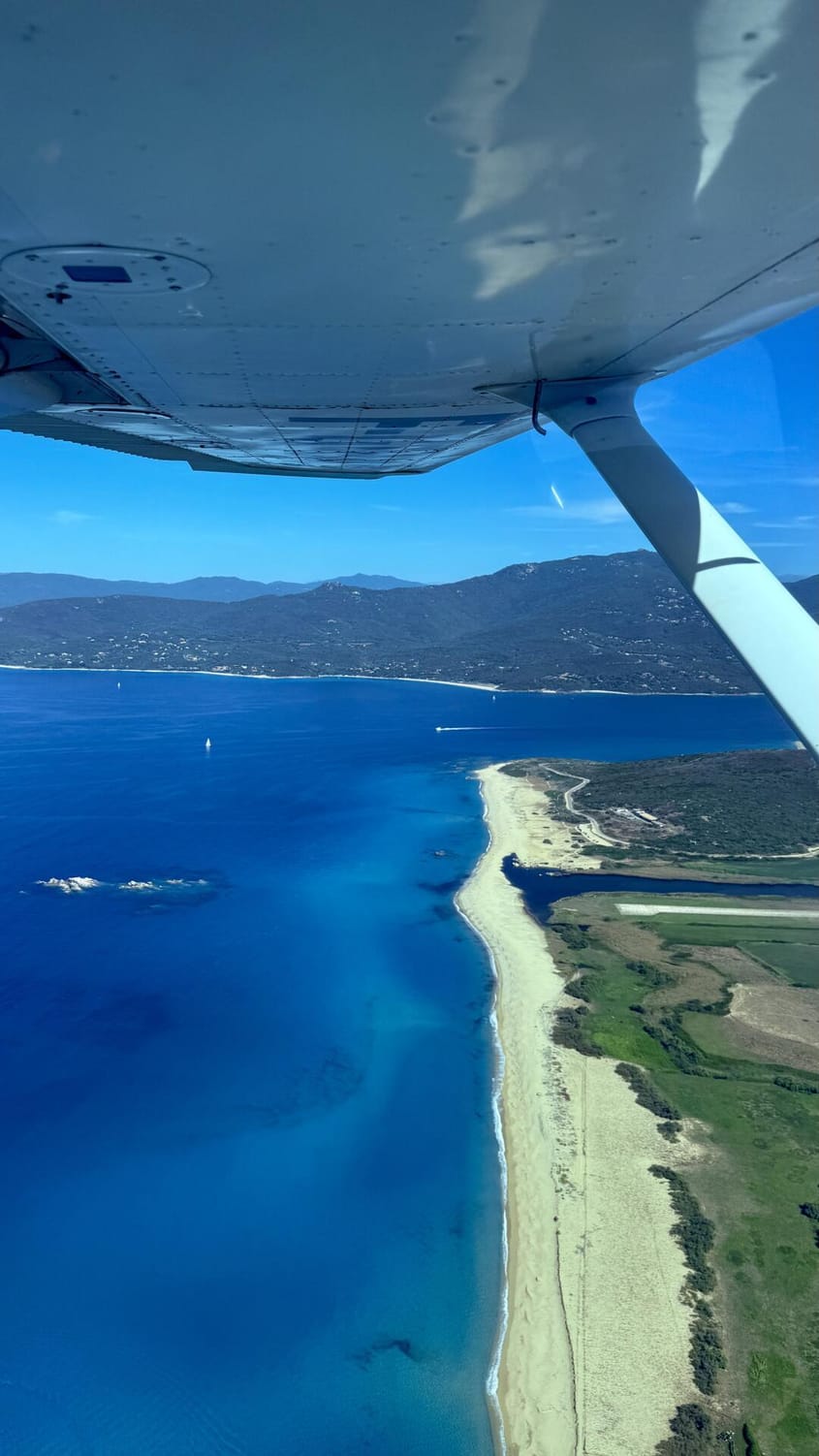 Voyage vers la Corse, repas à Propriano