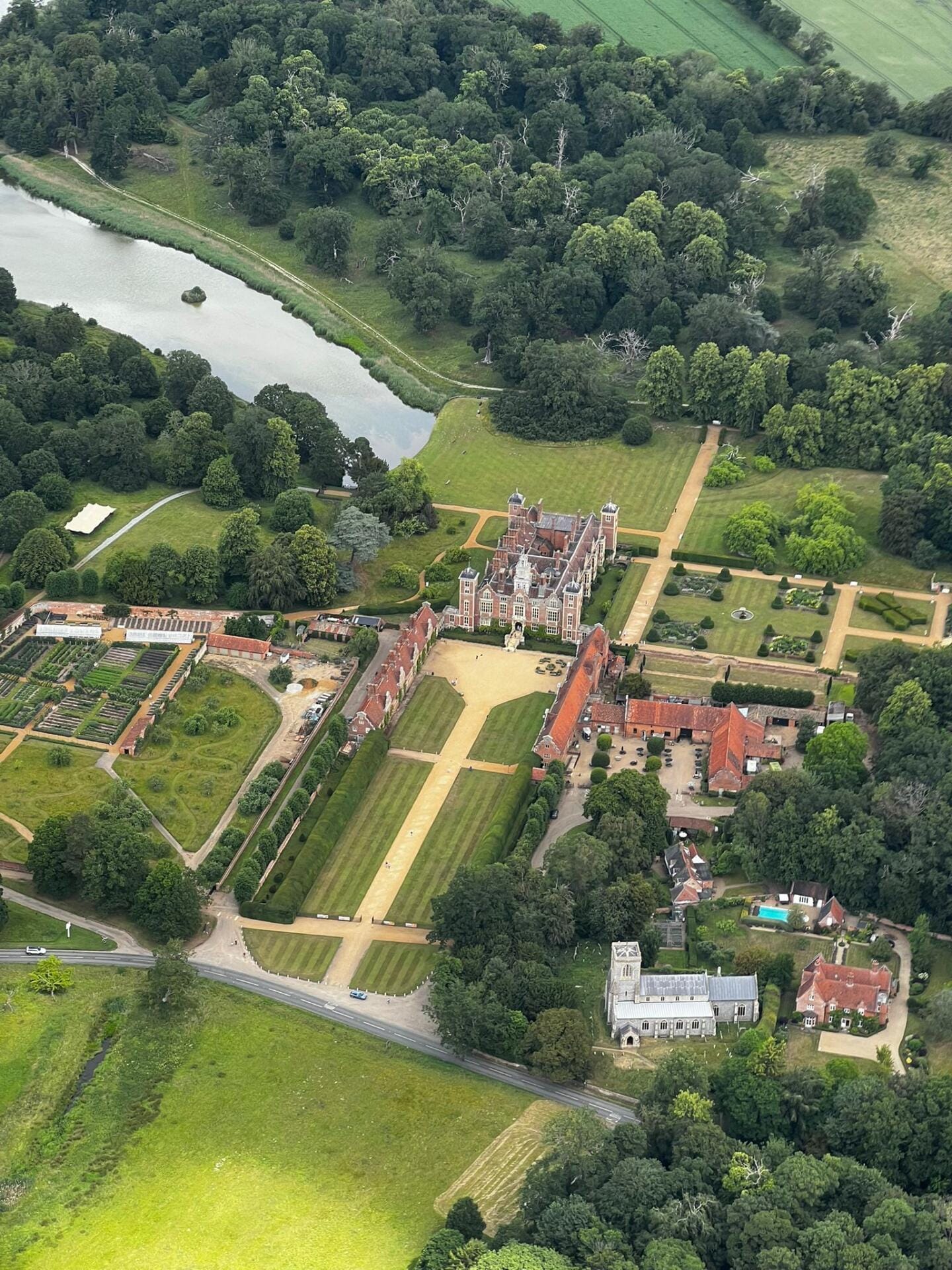 The iconic Blickling Hall