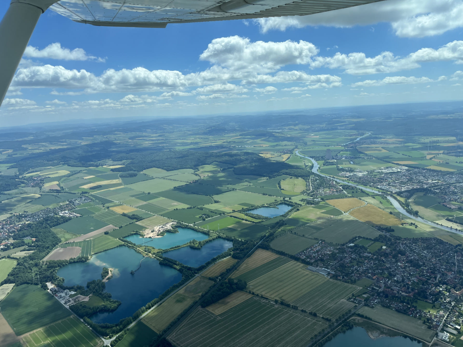 Kleiner Rundflug über Bielefeld