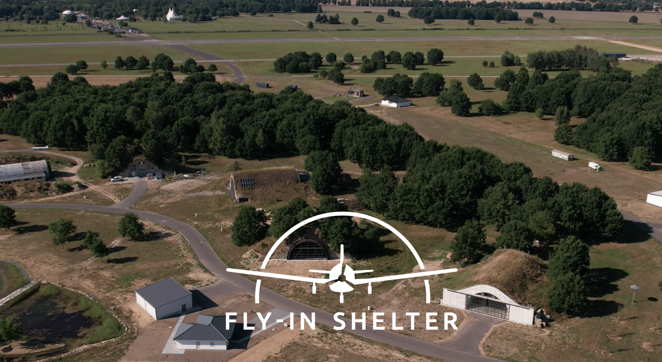 Ziel: Fliegerdorf Müritz Airpark - www.fly-in-shelter.de