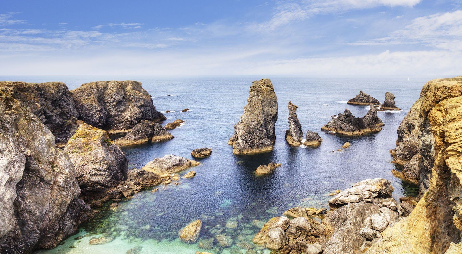 Le Mans ➞ Belle Île (étape possible à La Baule ou Quiberon)