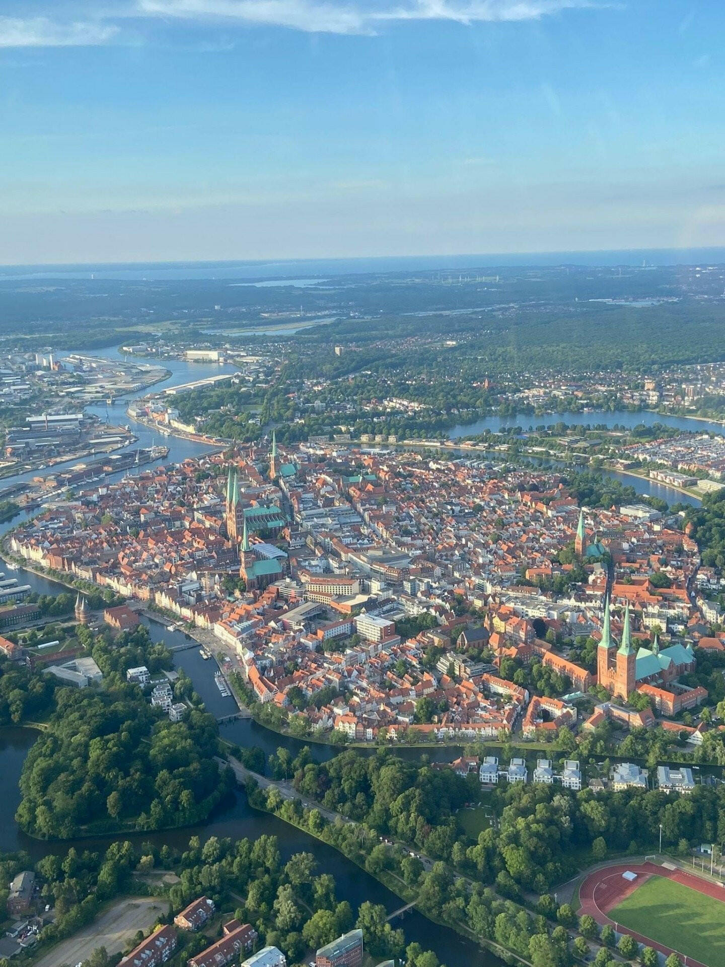 Rundflug Lübeck und nördliches Umland