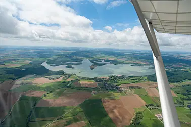 Découverte du Lac de Madine en Hélicoptère | 30 min