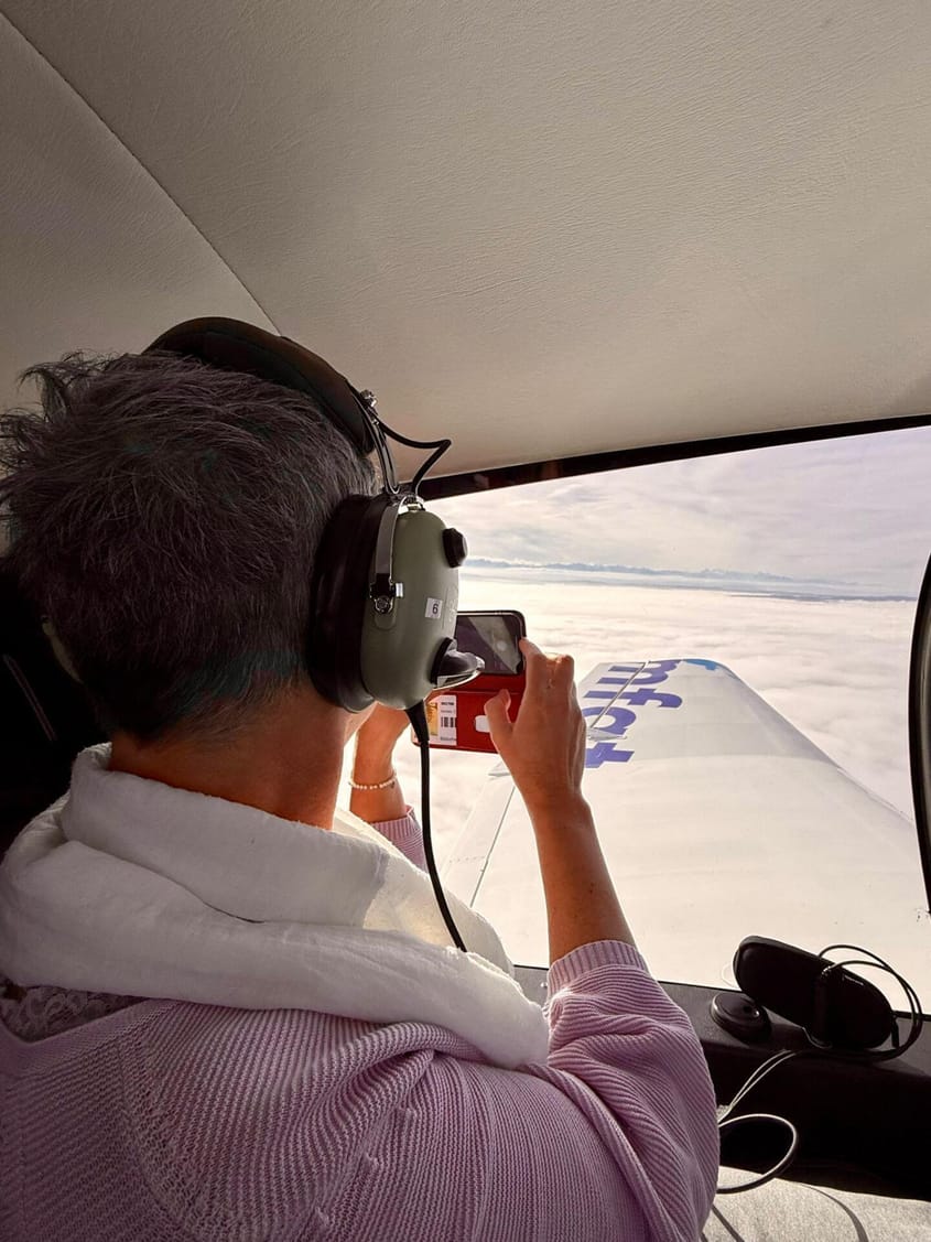 Ostschweiz Rundflug mit Landung am See