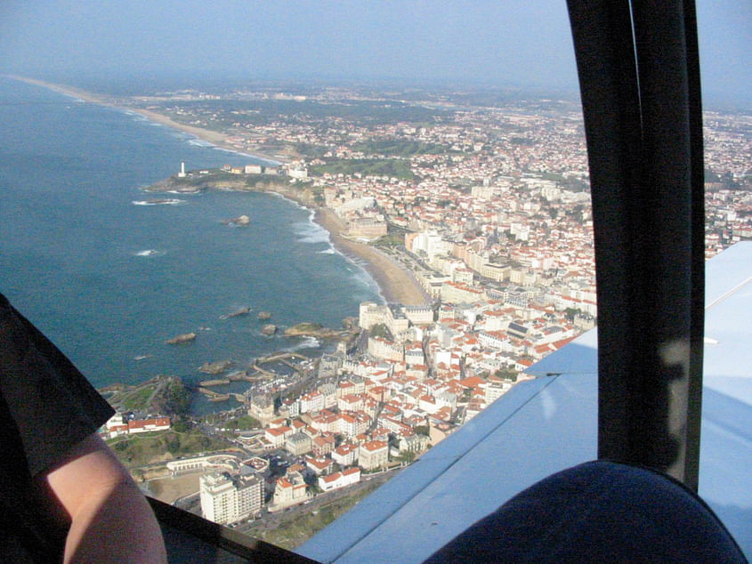 Survol de la côte Basque (2 ou 3 passagers en DR 400)