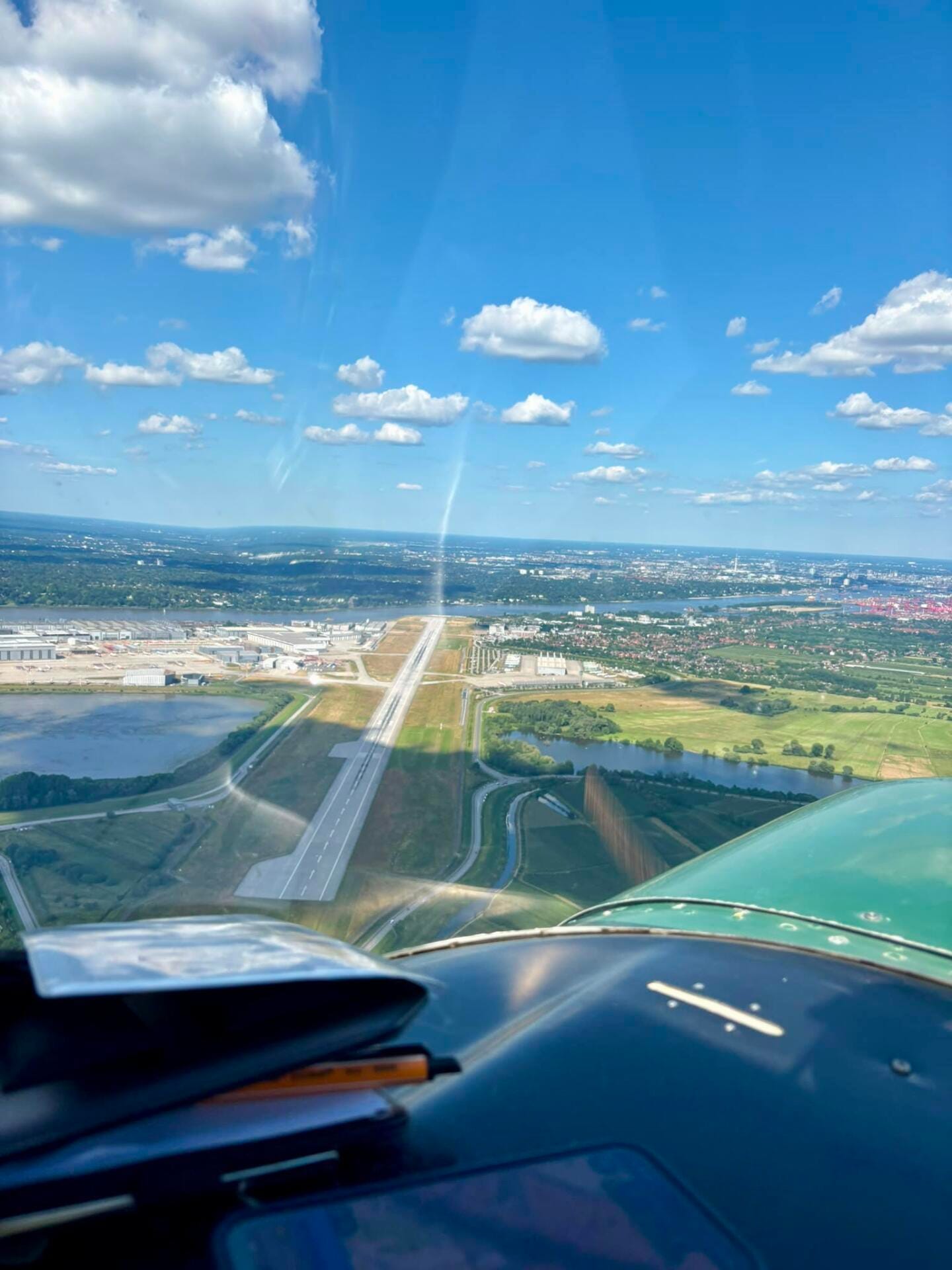 Rundflug über Hamburg