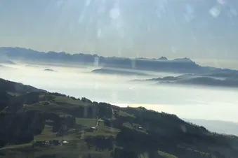 Flug zum Hochvogel - der sterbende Berg der Allgäuer Alpen