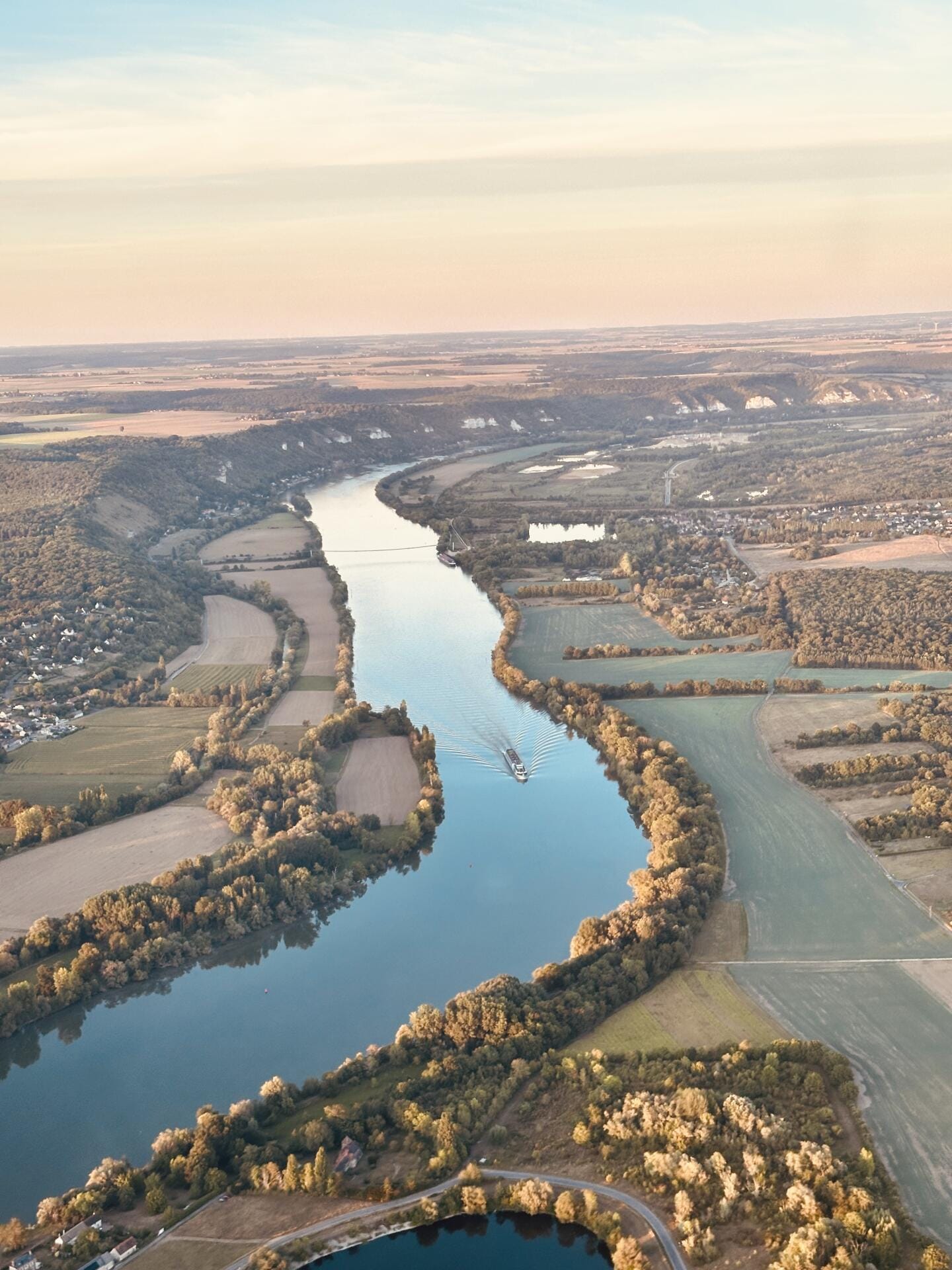 Les Boucles de la Seine, un paysage à lire depuis le ciel.