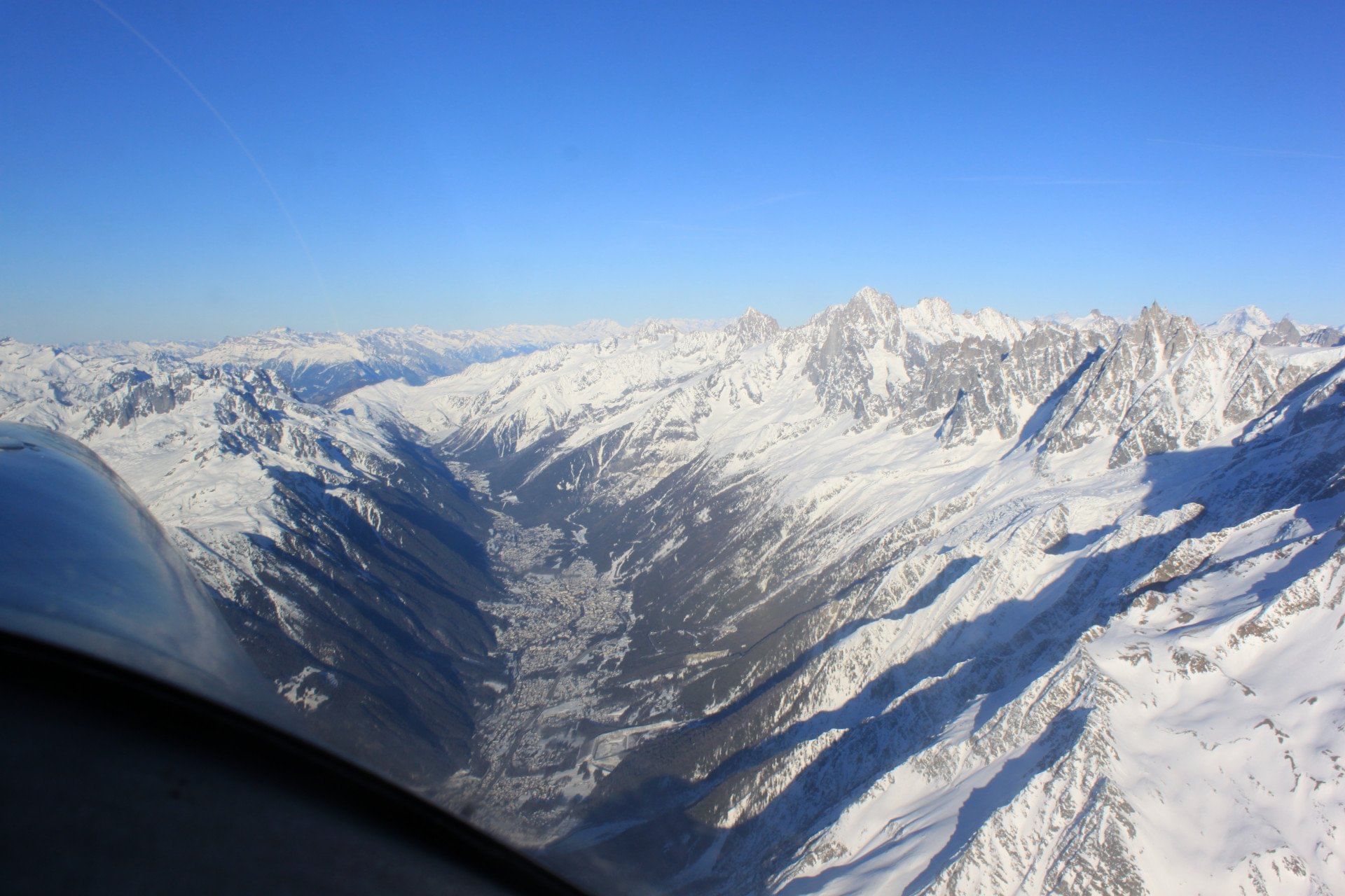 Vol destination Mont-Blanc et sa vallée