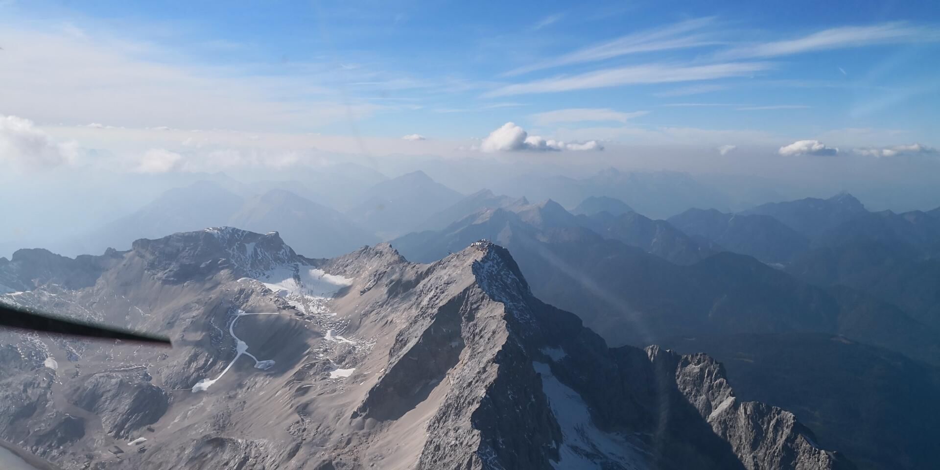 Zugspitze - Flugabenteuer in die Alpen