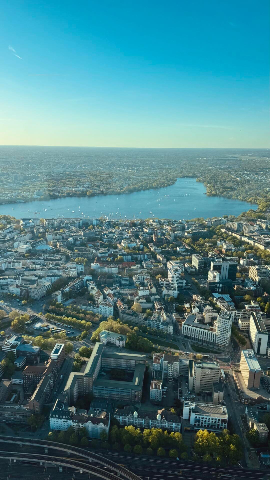 Rundflug über Hamburg