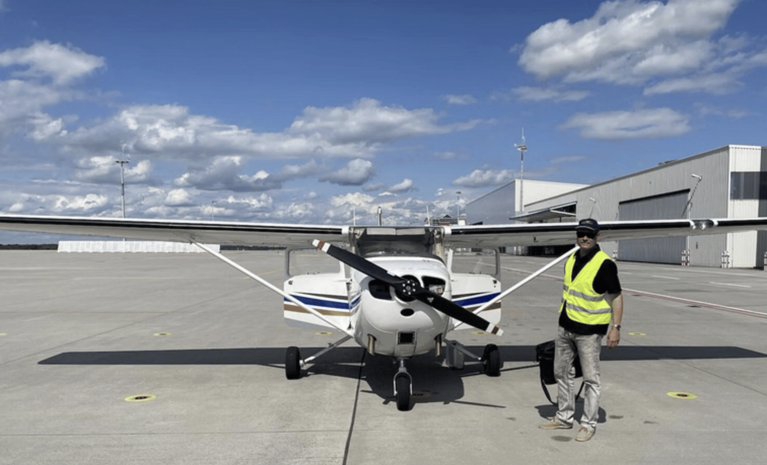 Traumhafter Flug über den Weihnachtsmarkt
