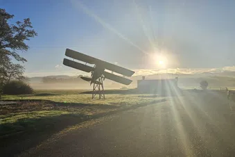 Au départ de LFGY aérodrome René Fonck de Saint Dié Remomeix