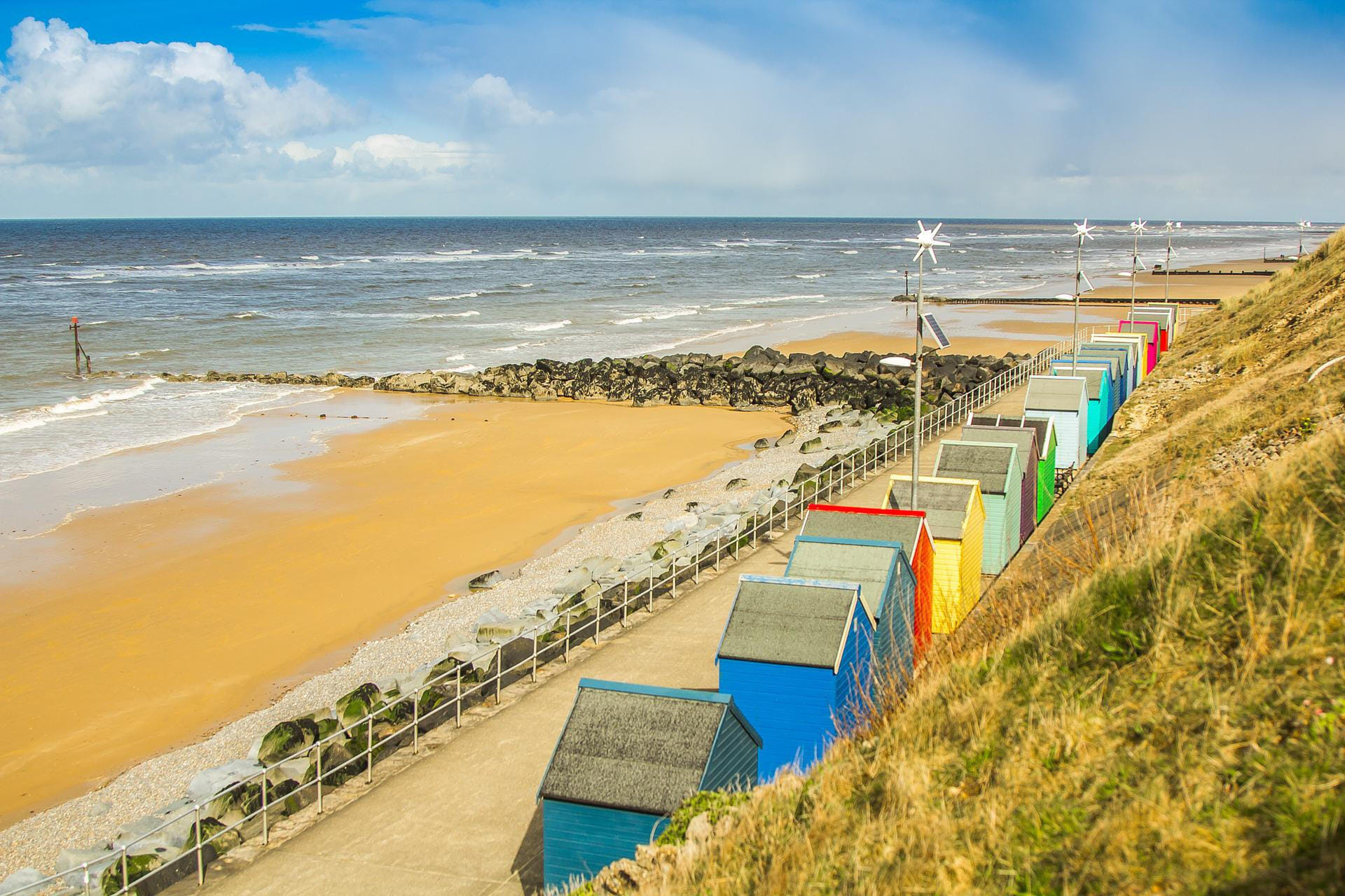 Norfolk coast helicopter flight