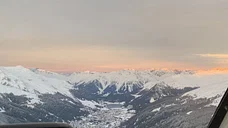 Appenzell und Berge von oben sehen