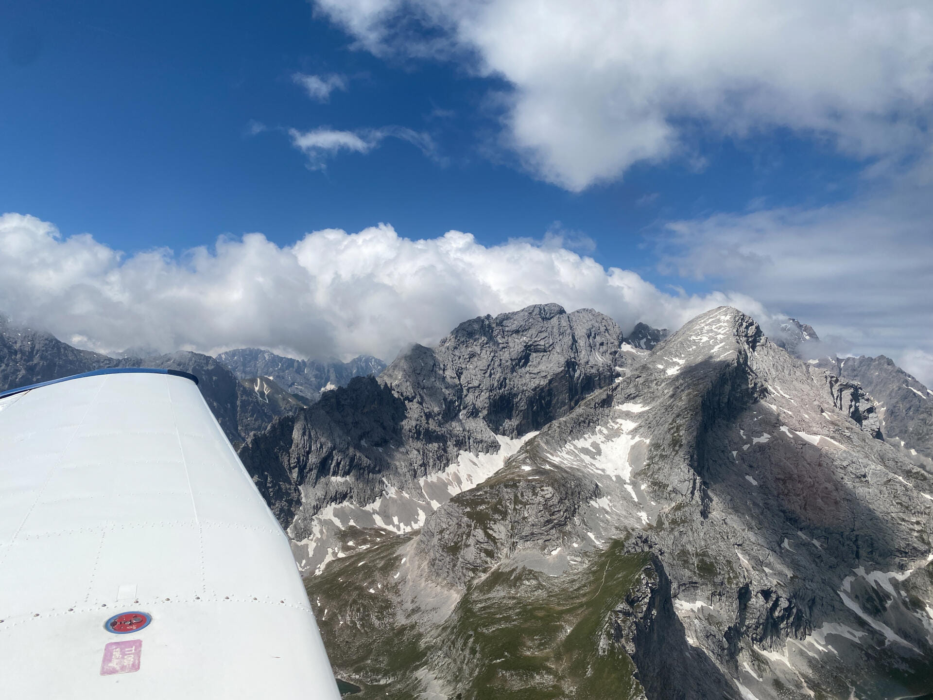 Die schroffen Felsformationen des Karwendels