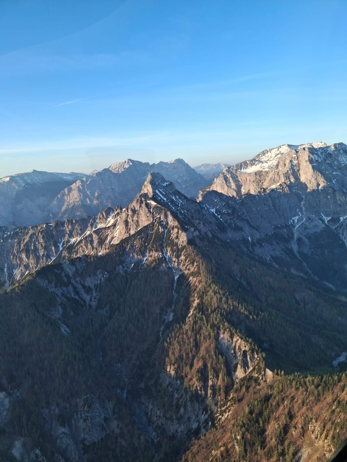 Gebirgsflug - Watzmann und Dachstein