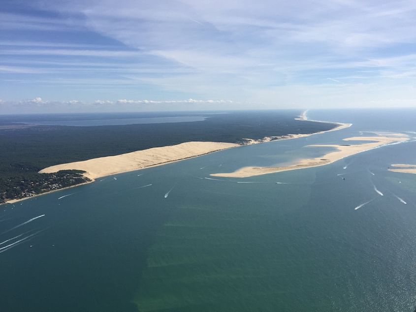 Découverte d'Arcachon en Hélicoptère - « Cap Dune du Pilat »