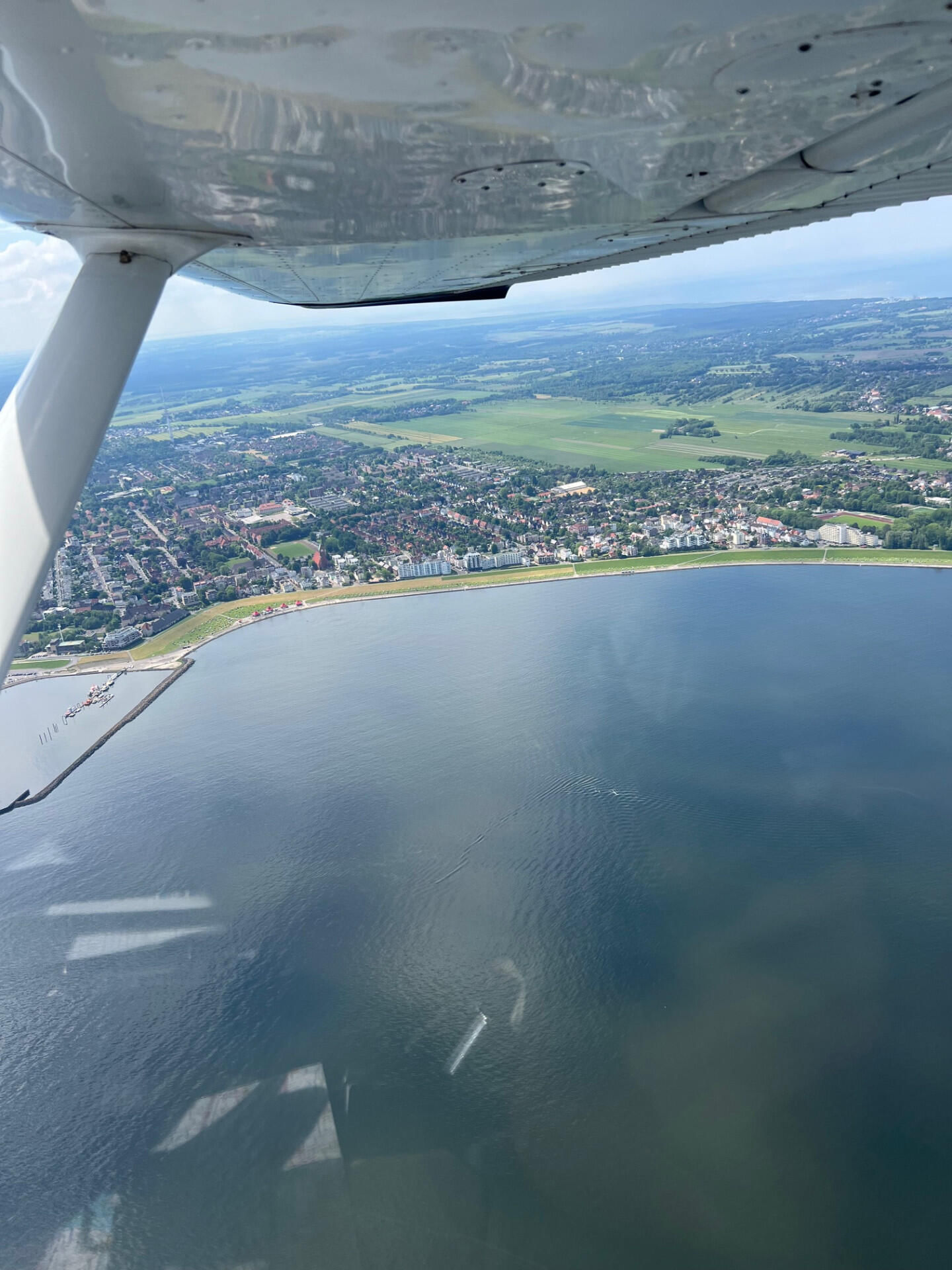 Rundflug über Helgoland und Cuxhaven