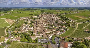 Survol du vignoble de Saint Emilion et Pomérol en Jodel.