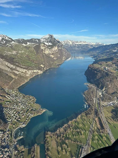 Rundflug Säntis/Walensee/Zürichsee/Zürich