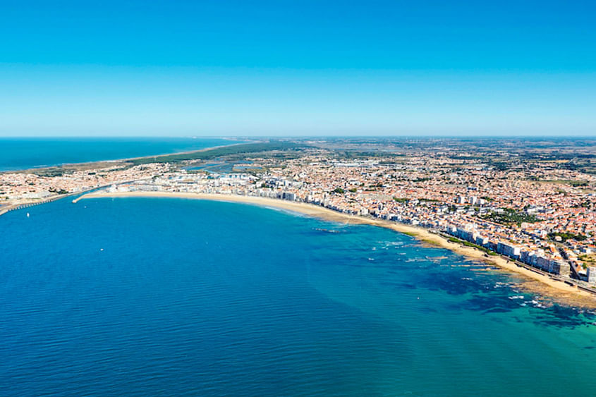 Cap la Baie des Sables en hélicoptère