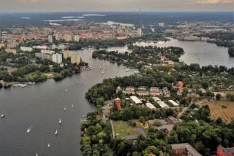 Potsdam und Potsdam's Schlösser von oben