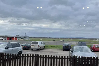 Staverton from the cafe