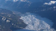 Interlaken aus einer Höhe von 5‘500 Meter über Meer