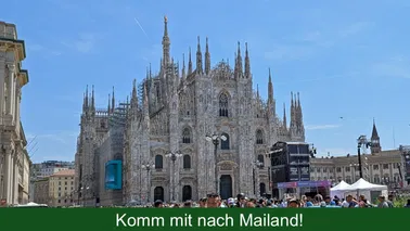 Alpenflug nach Mailand – Hochalpen und Weltstadt der Mode