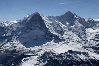 Jungfraujoch, Mönch und Eiger (Nordwand)