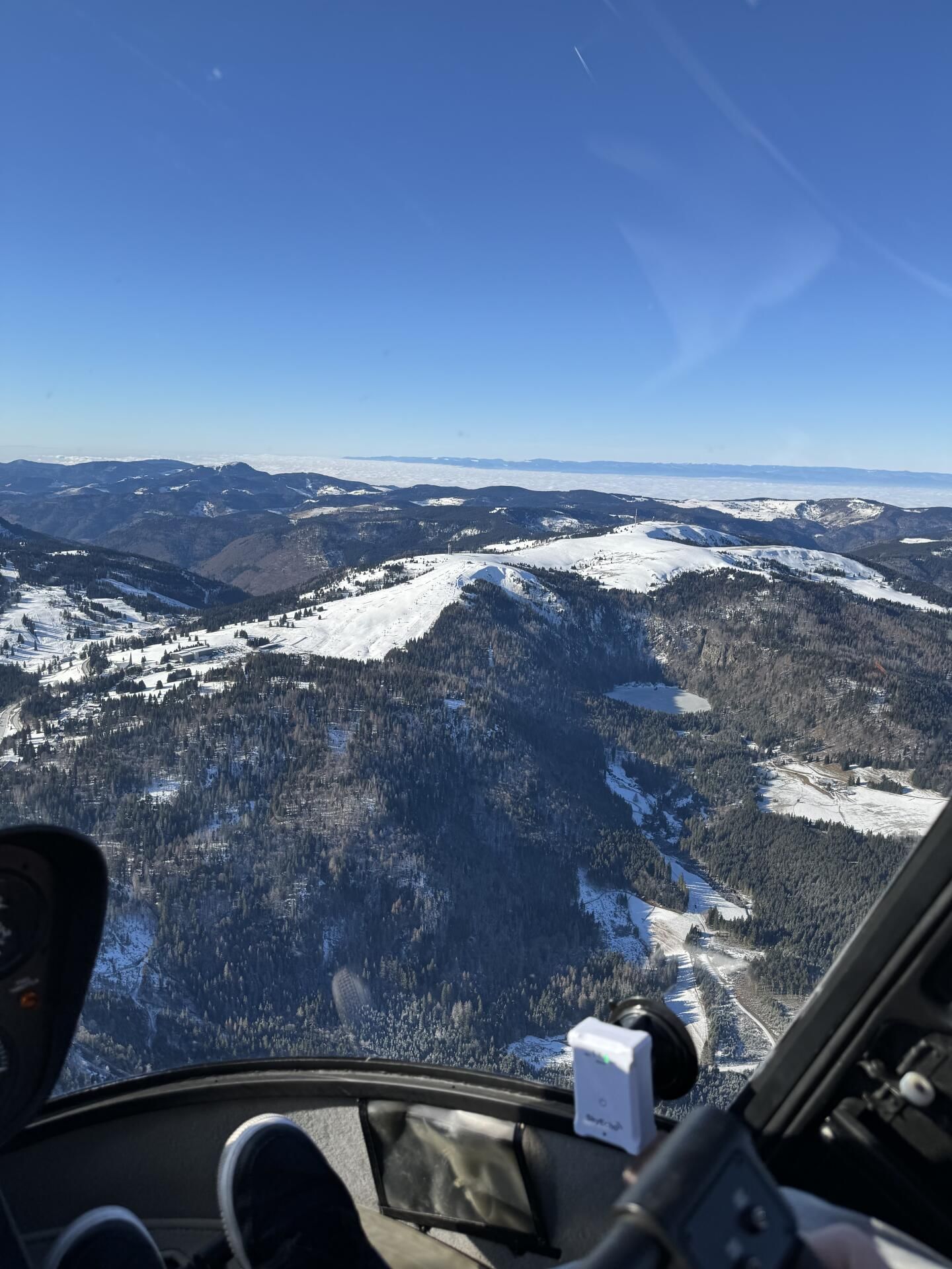 Feldberg & Titisee mit dem Helikopter