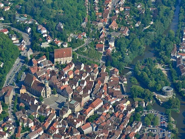Rundflug 60 min Schwabisch Hall Hohenloher Land Comburg