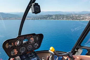 Initiation Hélicoptère R44 (+2 Passagers) | 45m