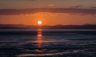 Sunset over Morecambe Bay