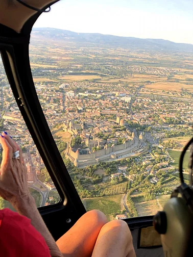 Carcassonne et ses alentours en Hélicoptère - 20m