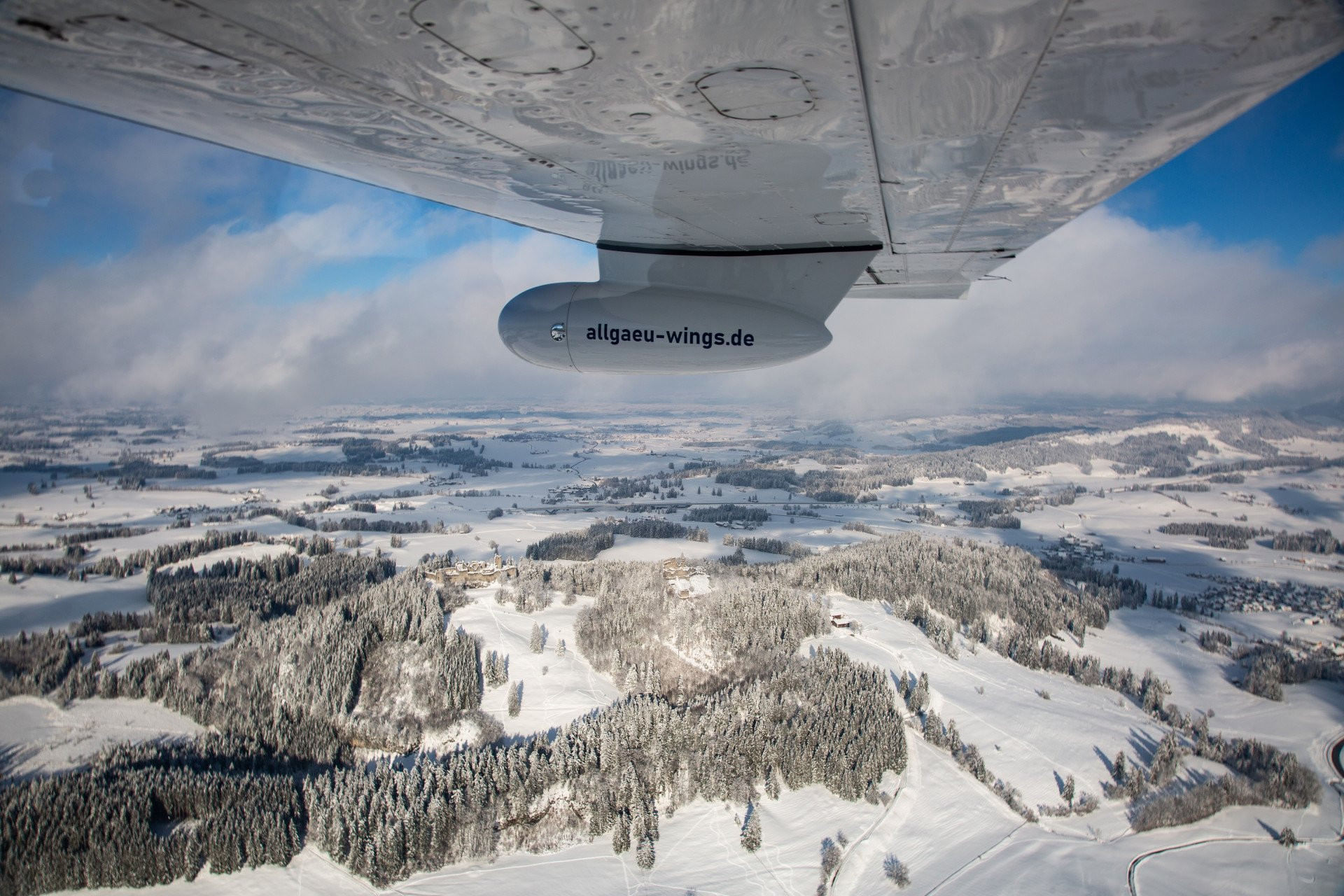 Rundflug über Schloss Neuschwanstein