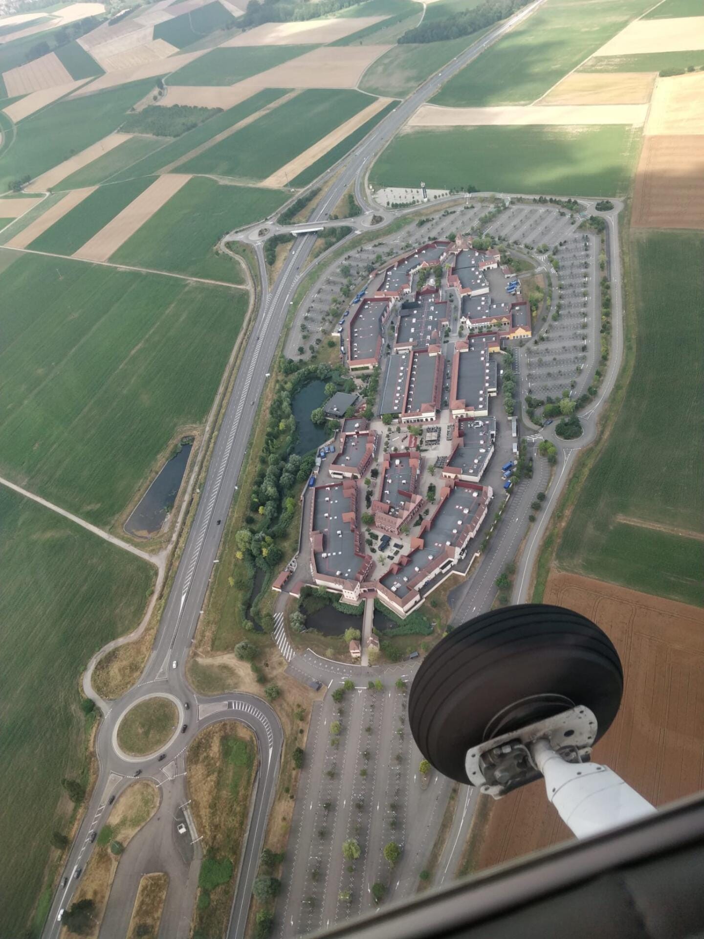 Rundflug über Karlsruhe