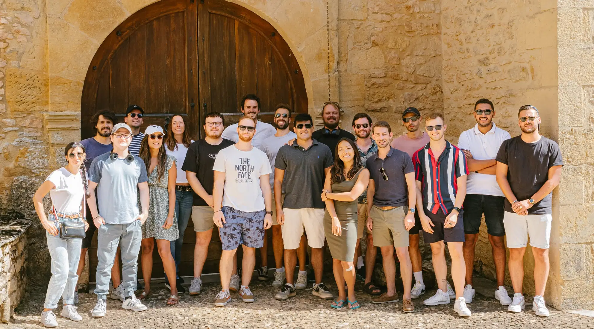 Photo de groupe des membres de l'équipe Wingly